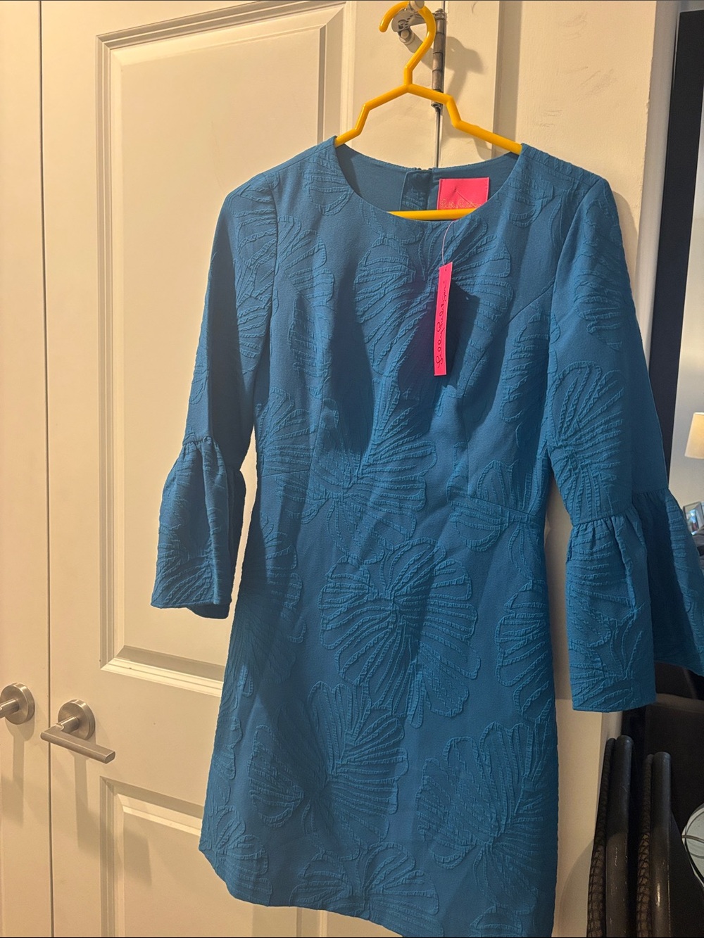 Lilly Pulitzer Blue Textured Shift Dress